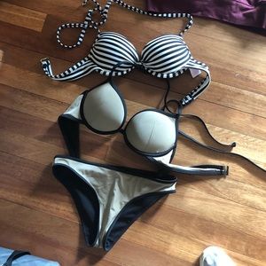 Swimsuit set and a top